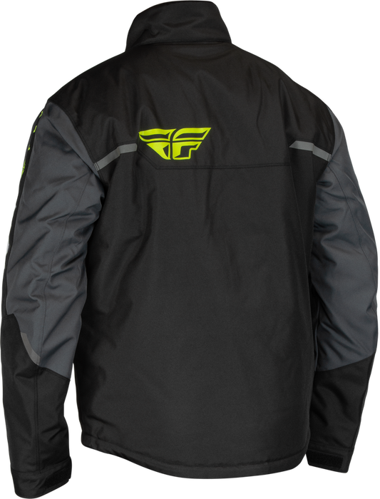 Fly Racing 470-5503M 470-5503M OUTPOST JACKET BLACK/GREY/HI-VIS MD
