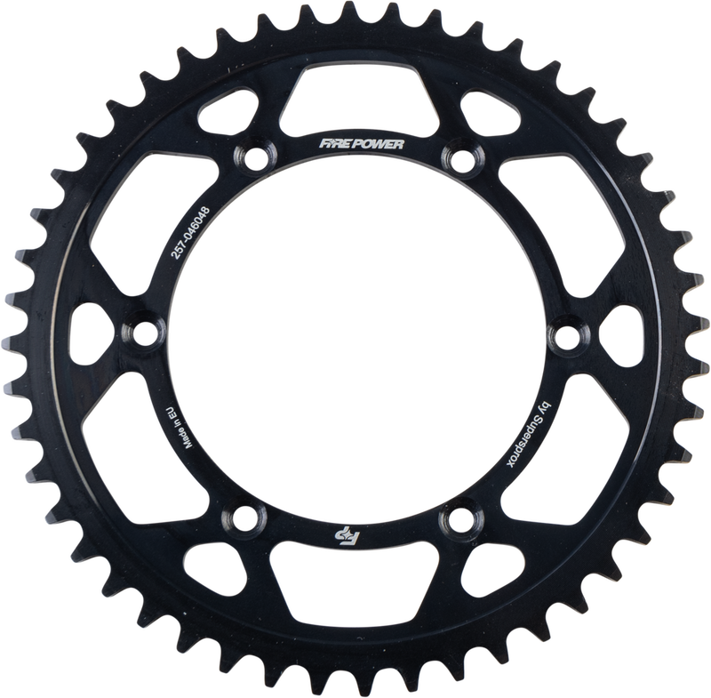 Fire Power Rear Sprocket Steel 48T Black - FPS-460-48-BLK Kawasaki Dirt Bikes 1982-2024