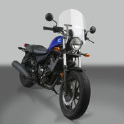 National Cycle NC125A 83-22 Harley XL/FXR/D/17-25 Hon/07+ Kaw Dakota 3 W/low Turn Signals Windshield-clr - User 1