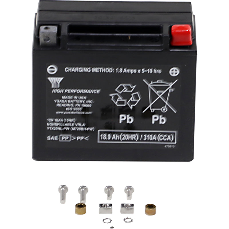 Yuasa YTX Battery - YUAM720BH-PW For Harley Motorcycles 1991-2017 | Victory Motorcycles 1998-2015 | John Deere Buck / Trail 2004-2006
