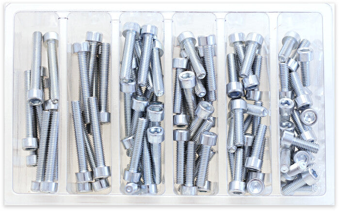 Bolt 024-50000 SV-M6SOCKET SMOOTH SOCKET HEAD ALLEN BOLT ASSORTMENT 80 PIECE KIT