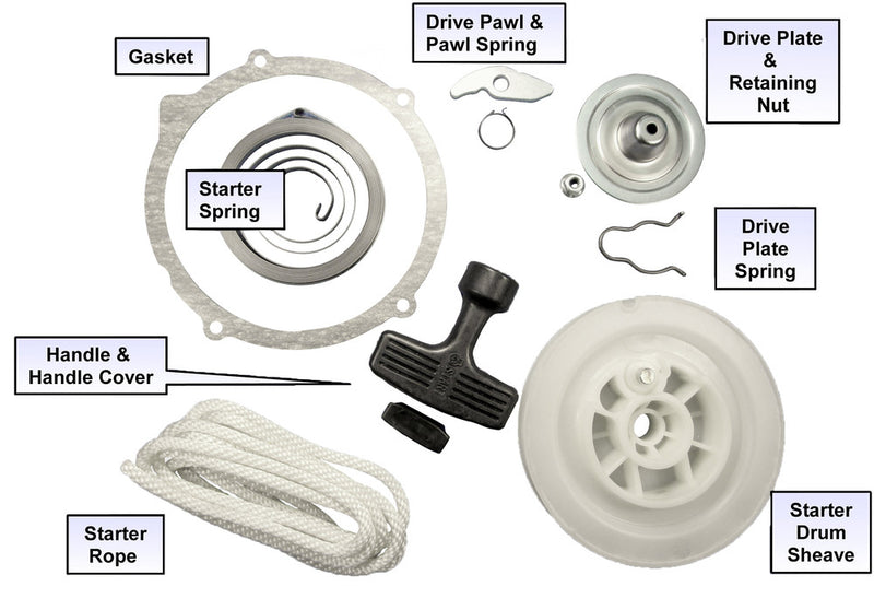 Rick's Motorsport Electric 27-67400 67-400 PULL START REBUILD KIT