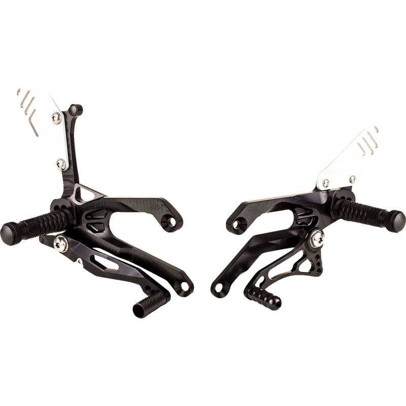GILLES TOOLING 1623-0551 FXR-Y05-CUP-B FXR Rearset black - yamaha