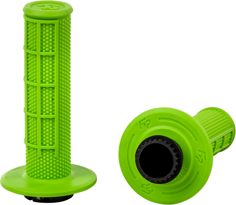 Fire Power 24-0206 24-0206 CONTROL MX LOCK-ON GRIPS GREEN HALF WAFFLE