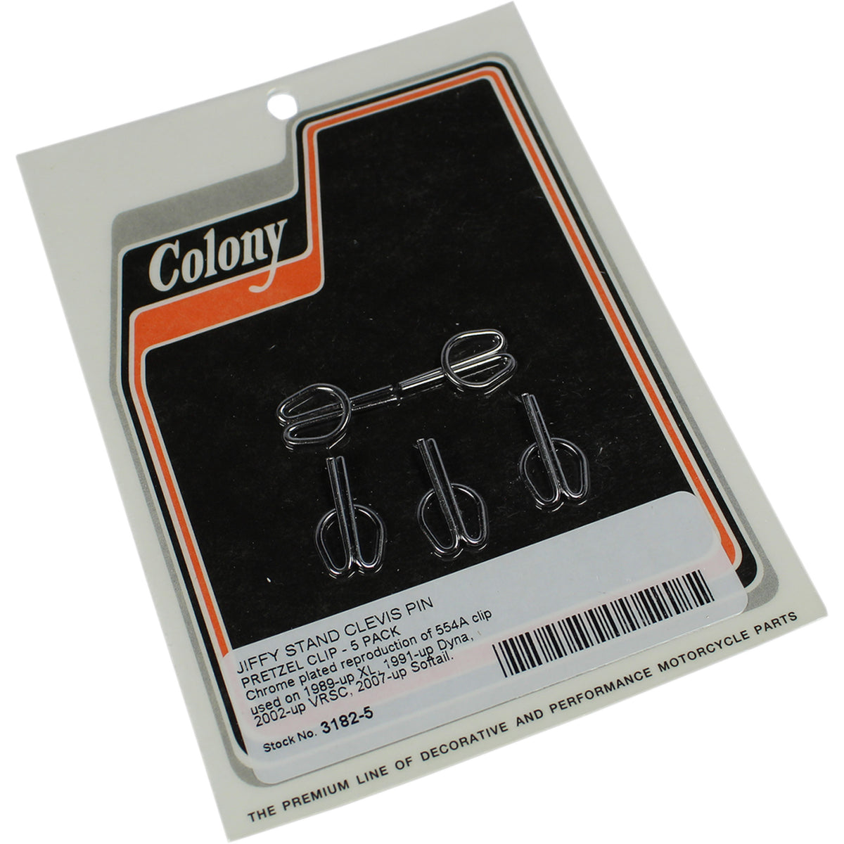 洋楽 Xtended Klip COLONY 2401-1136 3182-5 Jiffy Stand Clevis Pin Pretzel Clips Pin