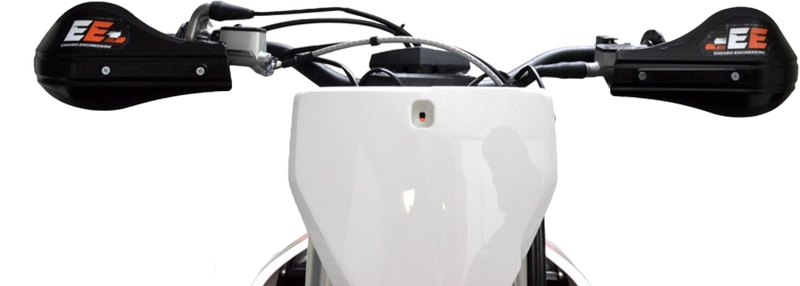 Enduro Engineering Composite MNT Roost Deflectors Black With Mounting Hardware - 53-224