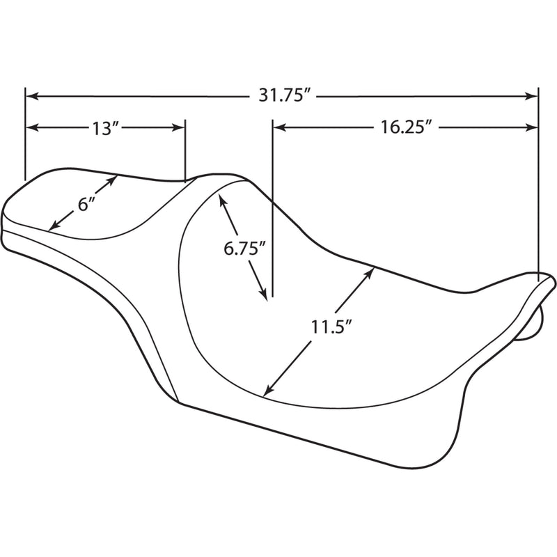 Drag Specialties Predator Seat For Harley Touring 1999-2007