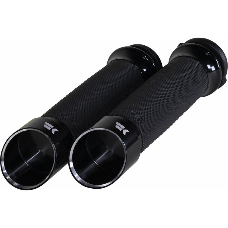 Khrome Werks Edge Grips - 500140 For Harley Motorcycles 2008-2024