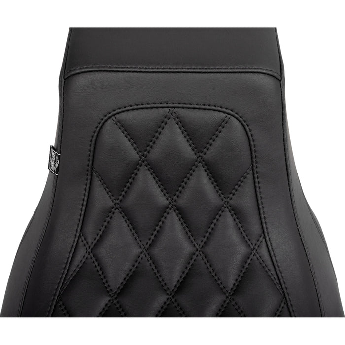 MUSTANG 0801-1907 88416 Double Diamond Squareback Seat - One Piece 2-Up Squareback Seat - Double Diamond - Smooth