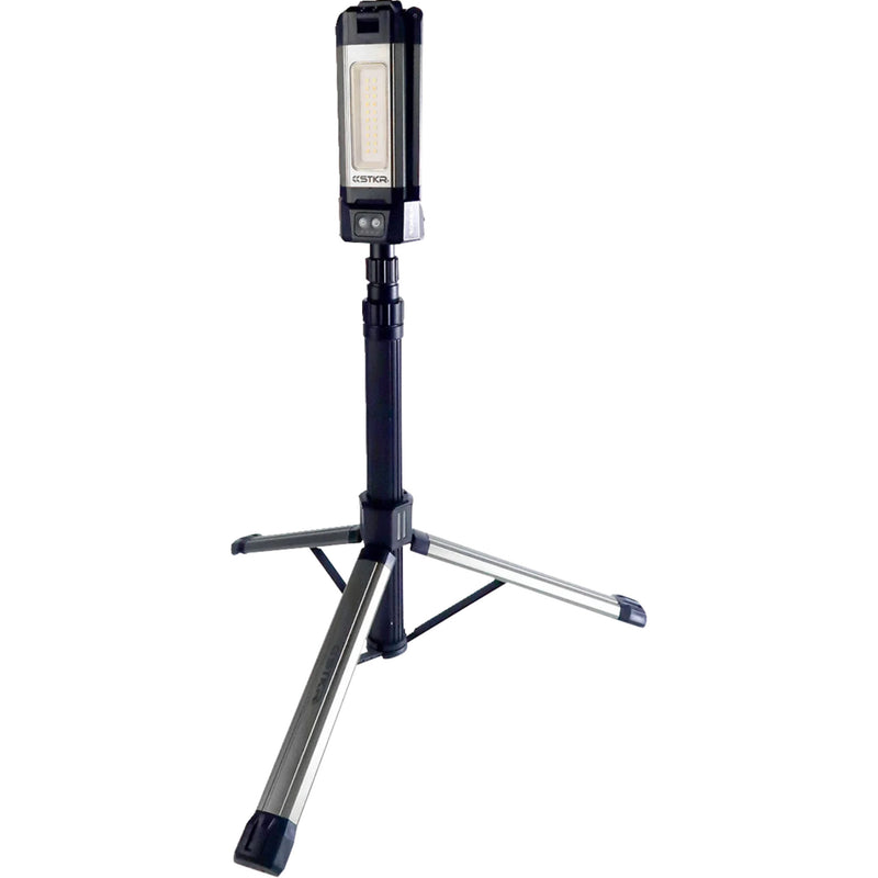 RISK RACING 3850-0569 12681 Tri-Mobile Work Light with Tripod Stand Shop Light w/Tripod - Work Area/Mobile - 2000 Lumens - Rechargeable