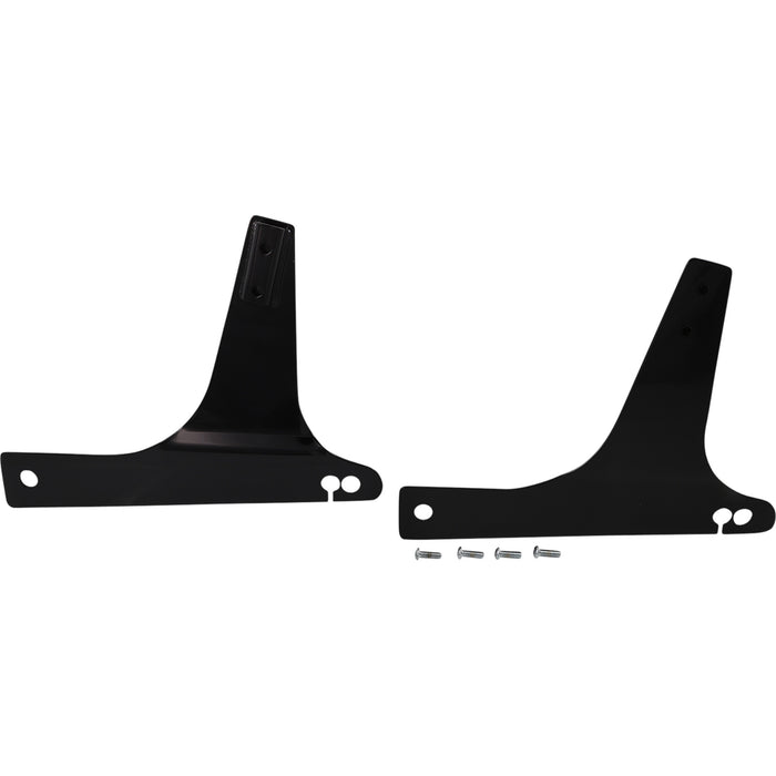 KHROME WERKS 1504-0088 263840 Side Plates - Black - FXD