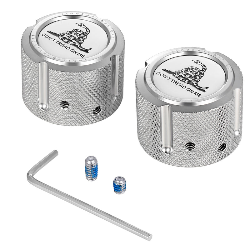 Figurati Designs Axle Nut Cover - FD40-FAC-SS For Harley Motorcycles 2002-2022
