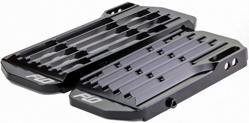 Flo Motorsports High Flow Radiator Braces Black - FLO755BLK Honda CRF450R / CRF450X / CRF250R 2017-2020