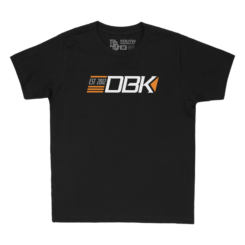 Dbk 325-00009YM YT-WERACE-M WE RACE YOUTH TEE BLACK YM