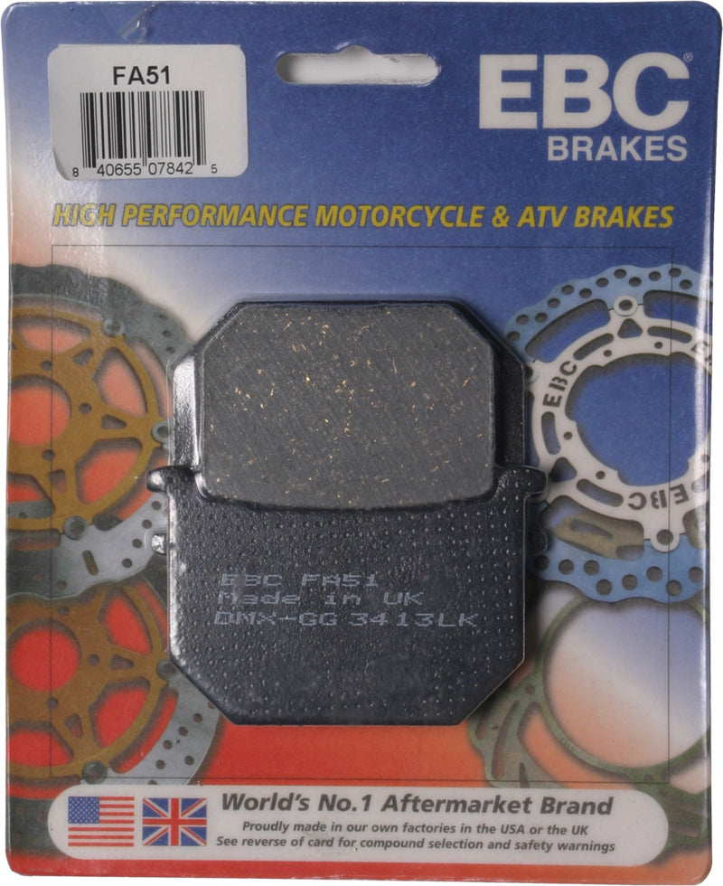EBC Brake Pads - FA51 Suzuki Motorcycles 1980-1988
