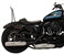 Tab Performance Sportster XL Tip Compatible Exhaust Pipes Chrome Black Twist End Caps, Zombie Baffles - 151-1290-B4-Z For Harley Sportster 2014-2022