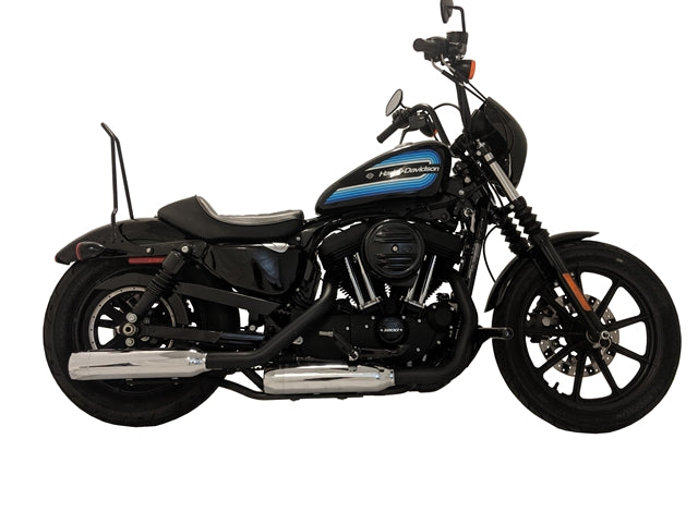 Tab Performance Sportster XL Tip Compatible Exhaust Pipes Chrome Chrome Twist End Caps, 2.25" - 151-1290-C4-2.25 For Harley Sportster 2014-2022