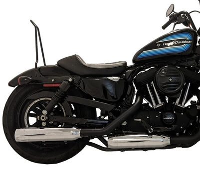 Tab Performance Davidson Sportster XL Chrome Tip Slip On Muffler Compatible - 151-1290-B3-2.25 For Harley Sportster 1200 Custom XL1200C 2014-2019