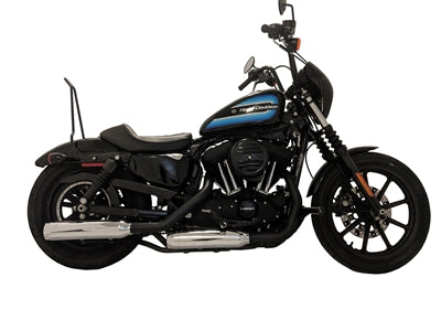 Tab Performance Davidson Sportster XL Chrome Tip Slip On Muffler Compatible - 151-1290-B3-2.25 For Harley Sportster 1200 Custom XL1200C 2014-2019