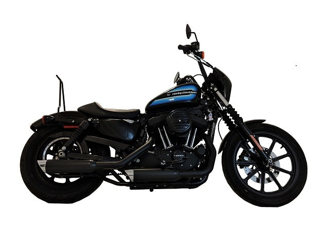 Tab Performance Sportster XL Tip Compatible Exhaust Pipes Black Chrome Slash End Caps, 2.25" - 151-2290-C3-2.25 For Harley Sportster 2014-2022