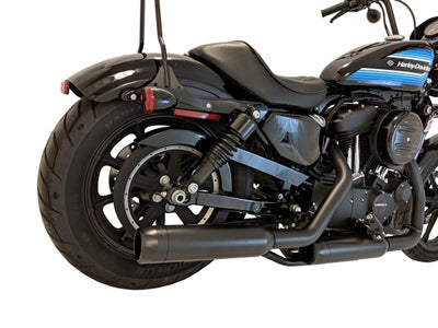 Tab Performance 14 Up Harley Davidson Sportster XL Black Tip Slip On Muffler - 151-2290-B4-Z For Harley Sportster 1200 Custom XL1200C 2014-2019