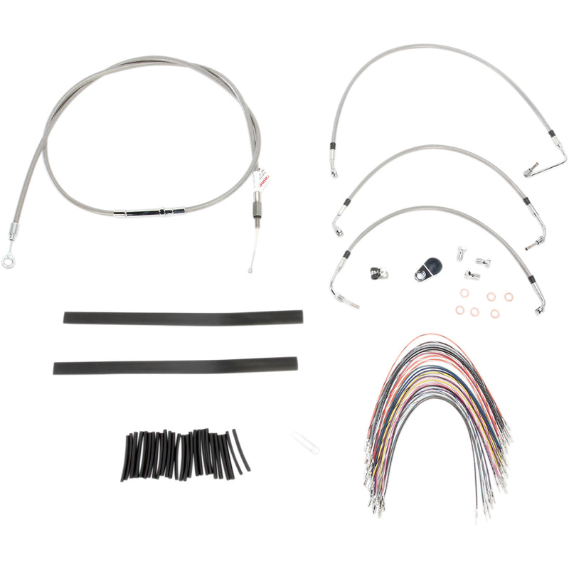 Burly Brand Complete Cable Kit - B30-1103 For Harley Touring 2008-2013