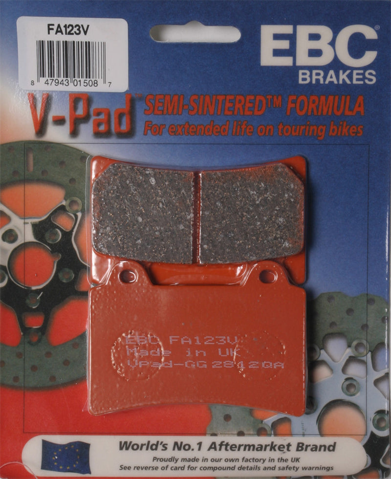 EBC Brake Pads V-Series - FA123V Yamaha Motorcycles 1996-2013