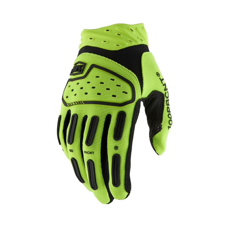 100% 610-6341L 10043-00011 AIRMATIC 2 YOUTH GLOVES FLUO YELLOW LG