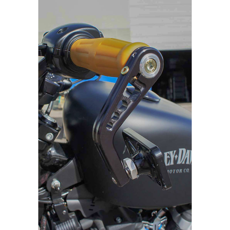 Joker Machine Custom Rubber Radial Grips Natural - 03-61N For Harley Motorcycles 1980-2020