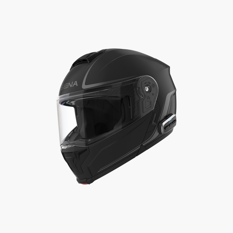 Sena 843-021602X OUTRUSH2-MBXXL1 OUTRUSH 2 FLIP UP HELMET W/MESH MATTE BLACK 2X