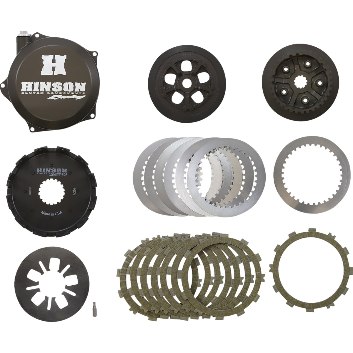 Hinson Racing Billetproof Clutch Kit - HC557-2101 Kawasaki KX 250