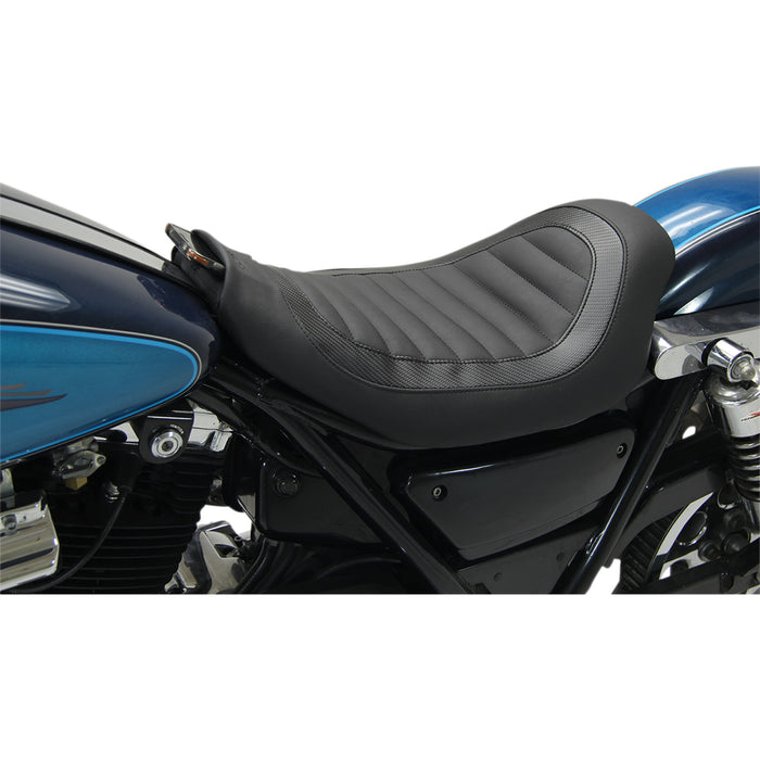 MUSTANG 0805-0101 76990 Jody Perewitz Signature Series Vinyl Solo Seat - Hinge Mount - FXR