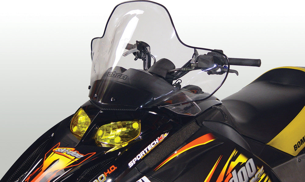 Powermadd 10-10921 13040 COBRA W/S LOW BLACK 13.25" S-D REV HOOD MTD FLYSCREEN