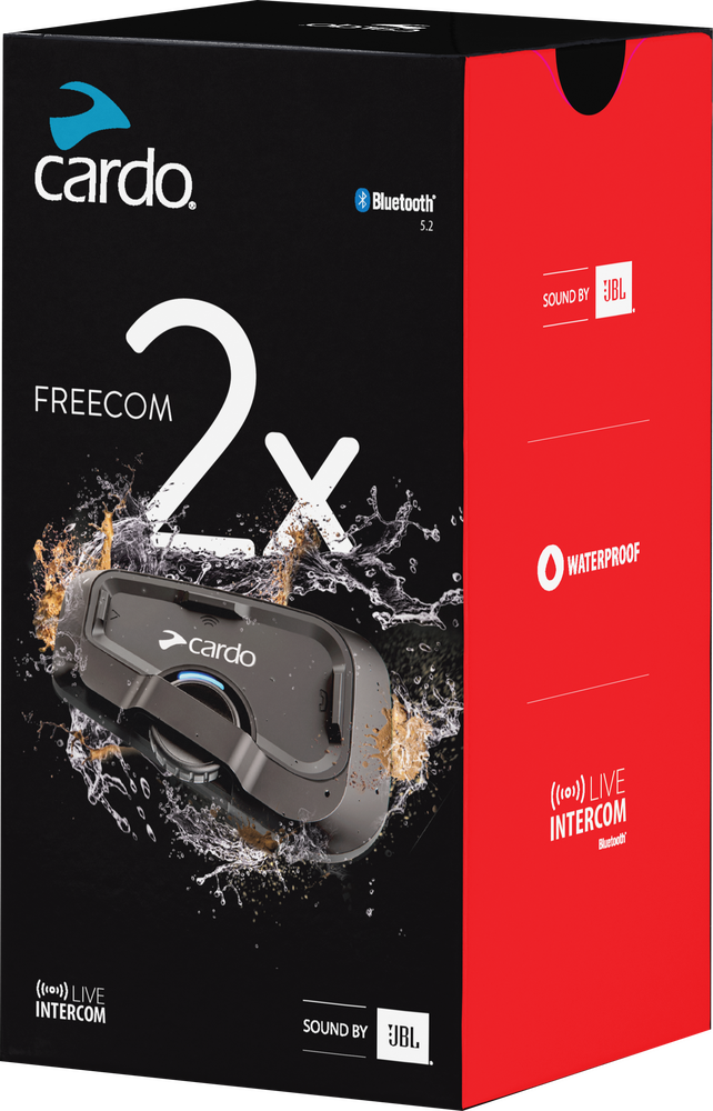 Cardo 71-5038 FRC2X003 FREECOM 2X BLUETOOTH HEADSET SINGLE