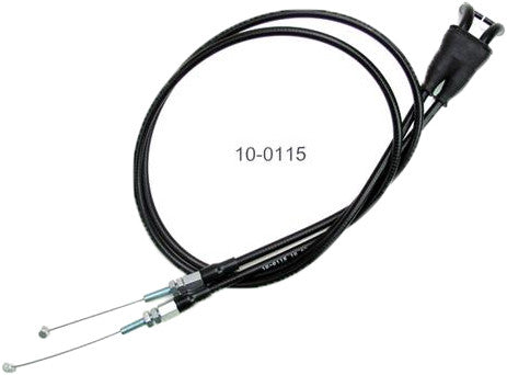 Motion Pro 70-1115 10-0115 BLACK VINYL THROTTLE PUSH-PULL CABLE SET