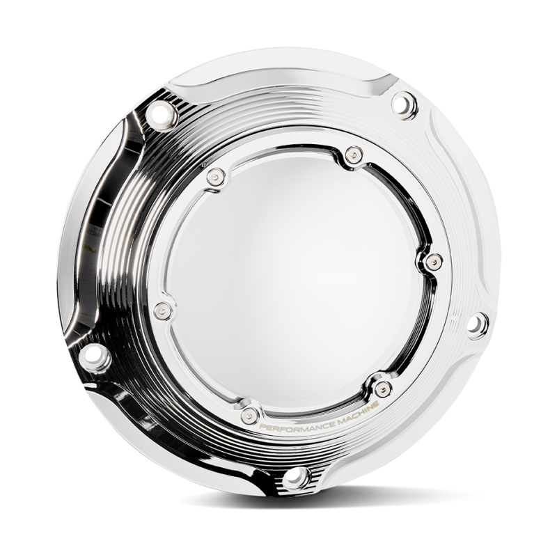Performance Machine 0177-2083M-CH Vision Derby Cover W/bezel - Chrome - Photo - Primary