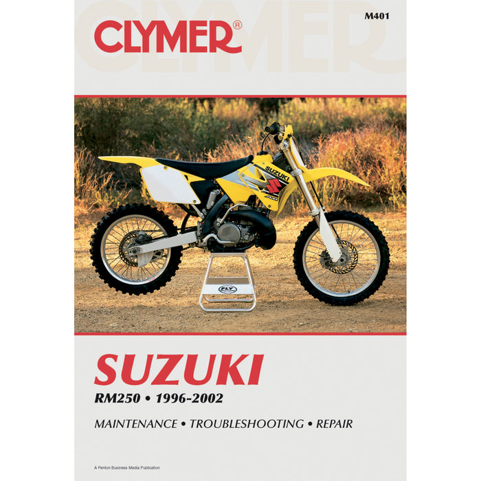 CLYMER 4201-0030 CM401 Motorcycle Repair Manual — Suzuki Manual - Suzuki RM250