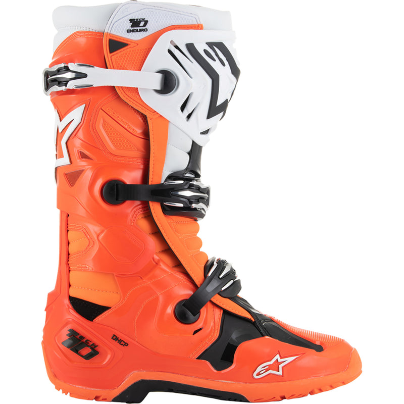 ALPINESTARS Tech 10 Enduro Boots Fluorescent - Orange/Black/White US