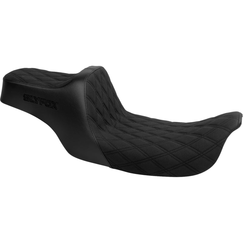 Slyfox Highnoon Seat - 4703C-SlyFox For Harley Dyna 1996-2003