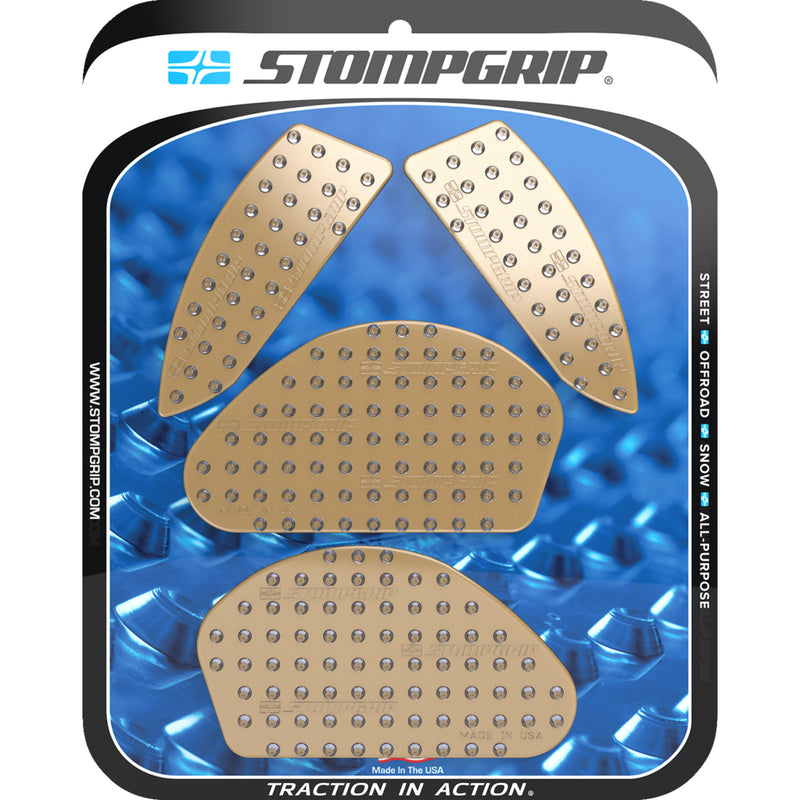 STOMPGRIP 4320-2884 55-10-0205C Volcano Profile Traction Pad Tank Grips Traction Pad Tank Grips - Volcano - Clear - MT-03