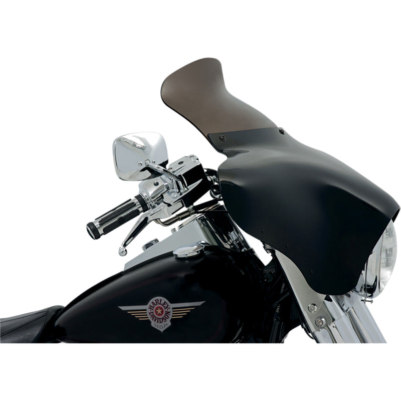 MEMPHIS SHADES 2350-0170 MEP8561 Batwing Spoiler Windshield Batwing Spoiler Shield - 9" - Smoke
