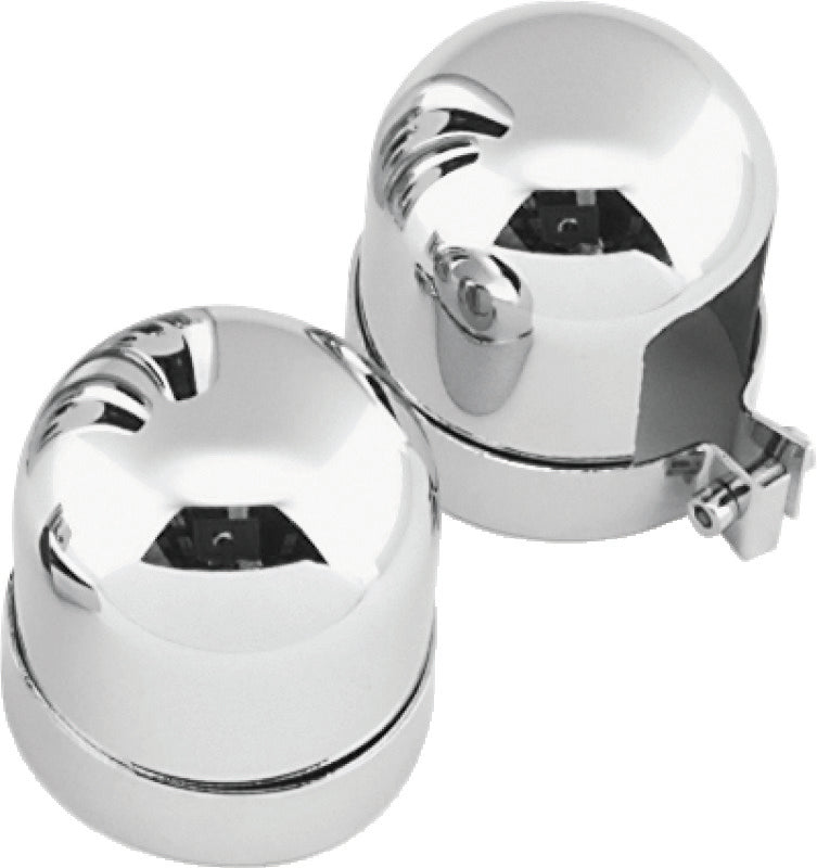 Bikers Choice 490840 52-64 K XL 58-64 FL & Custom Chrome Shock Top Covers Replaces H-D 54707-84T - Photo - Primary