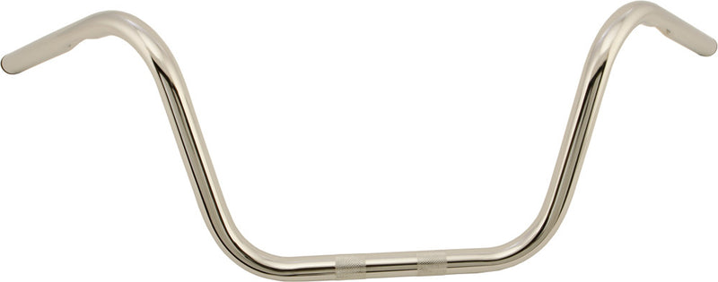 Harddrive H21-555 1" H-Bar Ape Hanger 10" Chrome For Harley Motorcycles 1982-2018