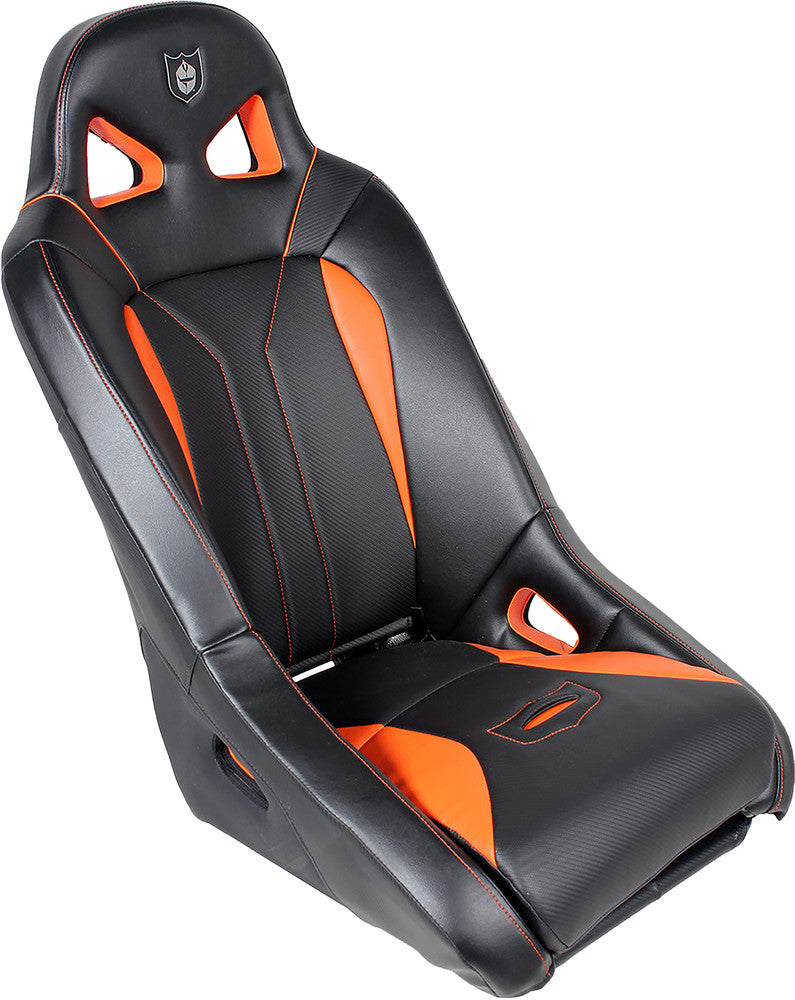 Pro Armor G2 Suspension Seat Black Orange - P141S185OR Polaris RZR 2017-2022