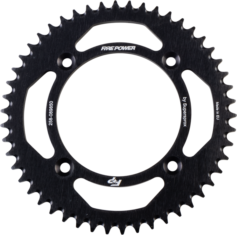 Fire Power 258-089850 FPA-898-50-BLK REAR SPROCKET ALUMINUM 50T BLK
