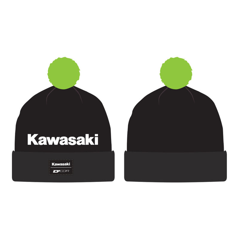 D'cor Visuals D-Cor Kawasaki Beanie Stripe Black - 70-134-1