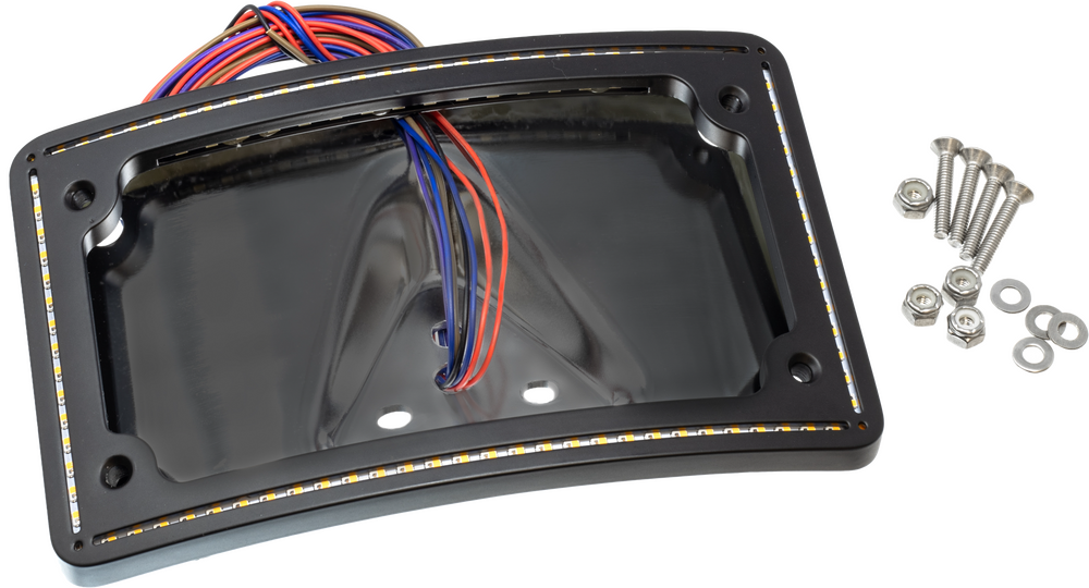 Letric Lighting Co 850-09711 LLC-CPPL-B2 PERFECT PLATE LIGHT CURVE BLK XL `04-13