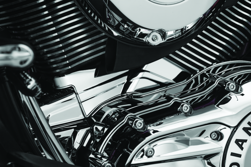 Kuryakyn 5737 Cylinder Base Cover Indian Models Chrome - User 1