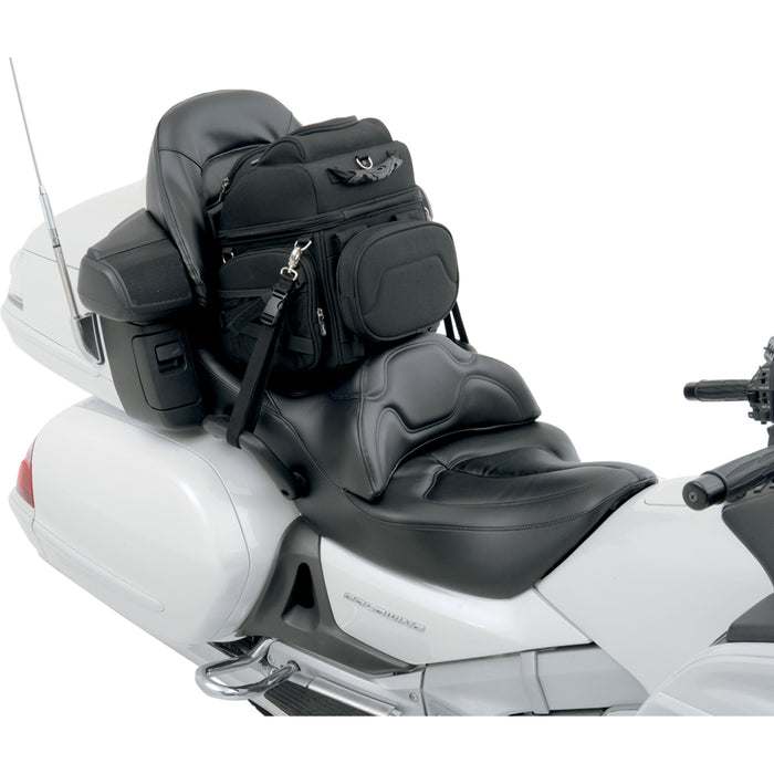 SADDLEMEN 3515-0118 3515-0118 BR1800EX Combination Backrest, Seat, and Sissy Bar Bag Sissy Bar Bag