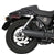 Tab Performance Street Tip Compatible Slip-On Exhaust Black Black Slash Tips, 2.25" Louvered Baffles - 161-2209-B-2.25 For Harley Street 2014-2020